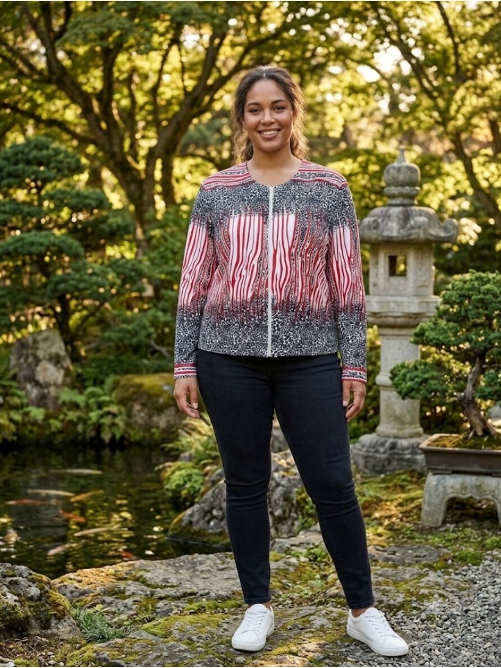Joseph Ribkoff Zip-Front Jacket